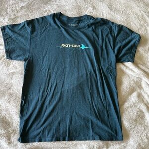 Fathom Men's Size L Logo Crew Neck T-Shirt